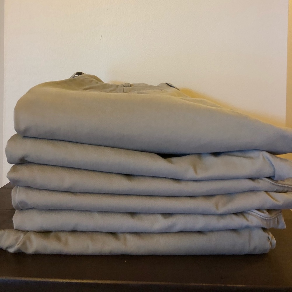 **BUNDLE** Lands End Uniform khaki shorts